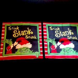 Christmas Pillow Covers 18x18 Set of 2 for Christmas Decorations